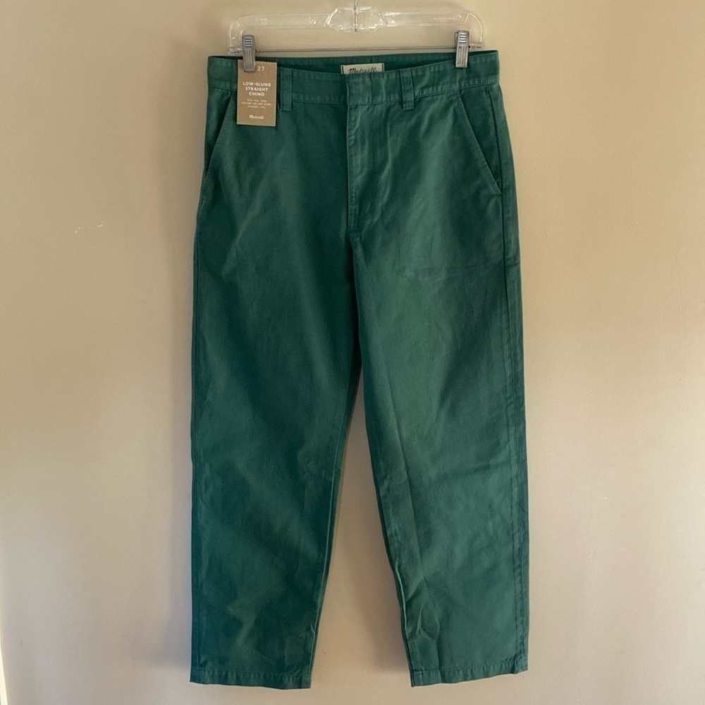 Madewell Low Slung Straight Chinos